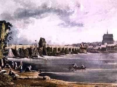 Pont de LArche from Views on the Seine by Romanticism