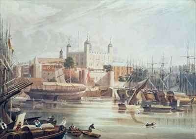 View of the Tower of London by Romanticism