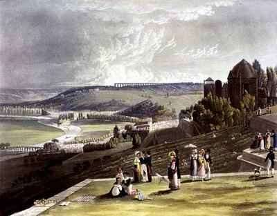 St Germain from Views on the Seine by Romanticism