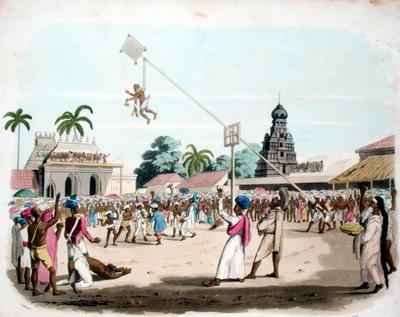 A Barbarous Ceremony from Oriental Drawings by Romanticism