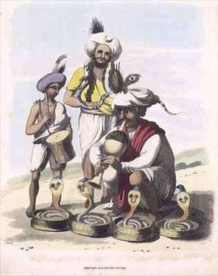 Snake Charmers near the Village of Manupar by Romanticism