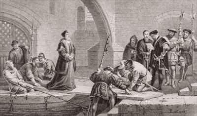 Thomas Cranmer 1489-1556 at the Traitors Gate by Romanticism