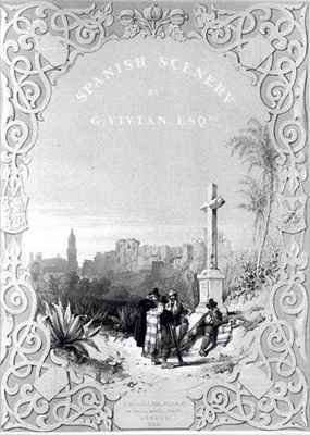 Titlepage of Spanish Scenery by Romanticism