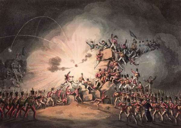 Storming of Ciudad Rodrigo by Romanticism