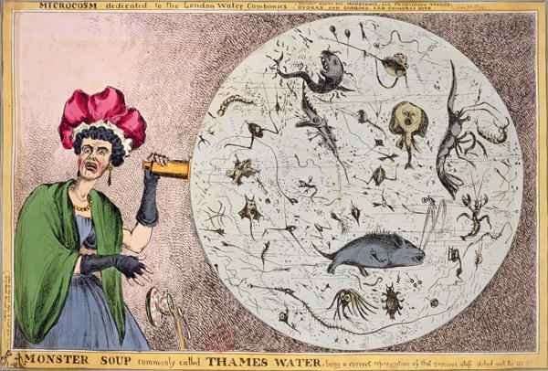 Microcosm dedicated to the London Water Companies Monster soup commonly called Thames Water being a correct representation of that precious stuff doled out to us by Romanticism