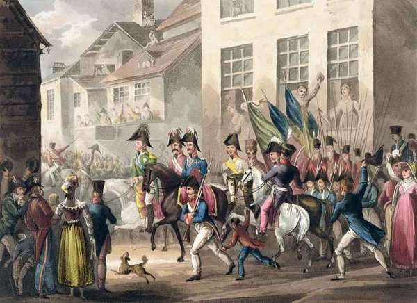 Entrance of the Allies into Paris by Romanticism