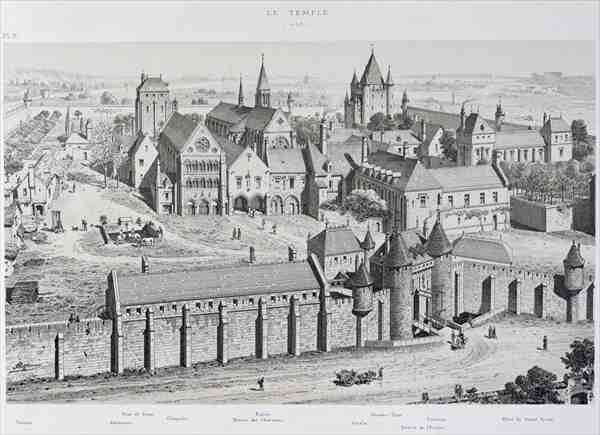 View of the Temple in 1450 by Romanticism