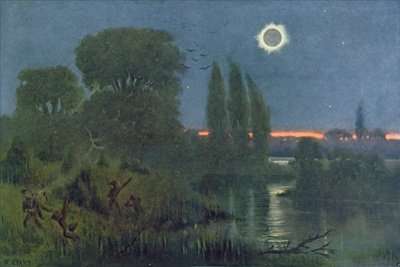 Total eclipse of the sun by Romanticism