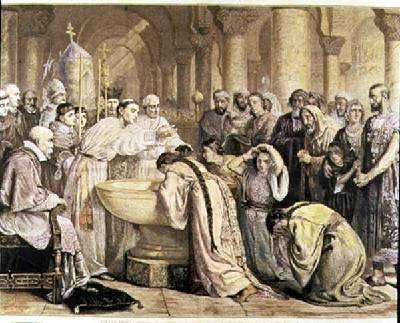 The Moorish Proselytes of Granada in 1500 by Romanticism