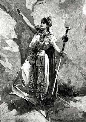 Marie Delna in her debut role as Didon in Les Troyens by Romanticism
