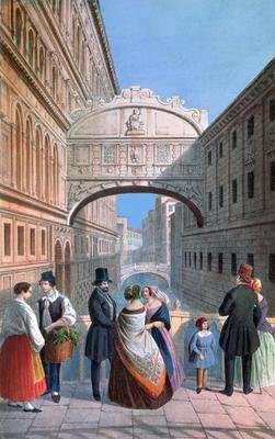 The Bridge of Sighs Venice by Romanticism