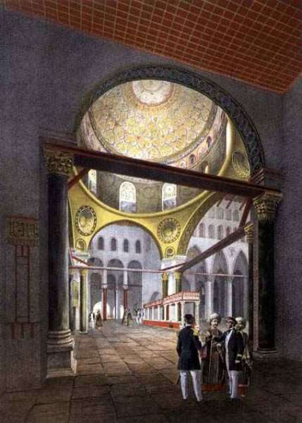 The Mosque El Aksa, from Souvenirs of Jerusalem, engraved by Charles Claude Bachelier fl.1830-60 and Albert Adam b.1833 1861 by Romanticism