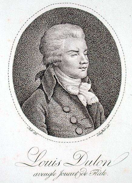 Louis Dulon, engraved by Scheffner by Romanticism