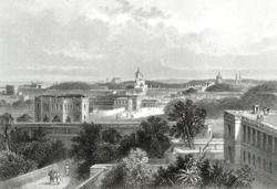 Lucknow, engraved by E.P Brandard, c.1860 by Romanticism