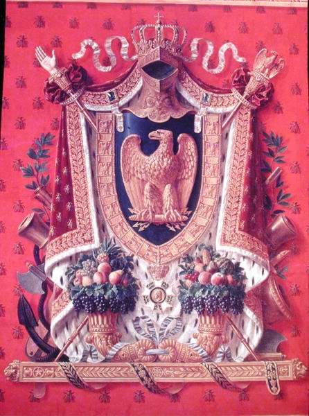 Coat of Arms of the French Empire, design for a tapestry, 1808 by Romanticism