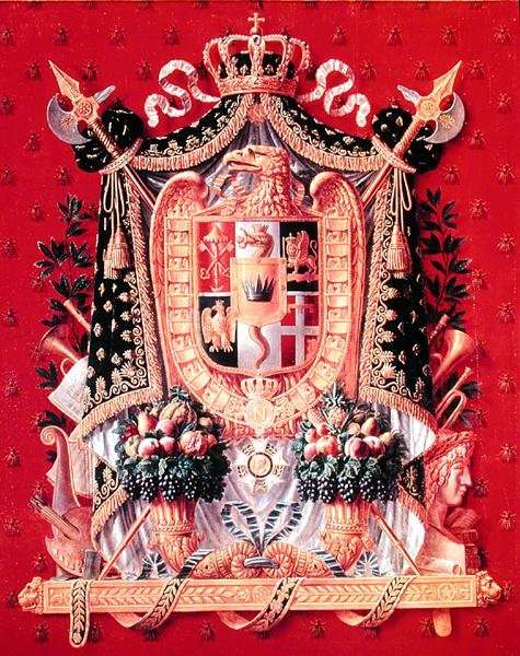 Coat of Arms of Italy, design for a tapestry, 1808 by Romanticism