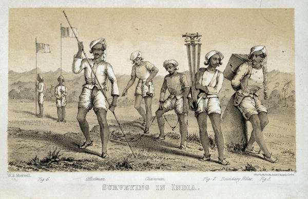 Surveying in India, 1855 by Romanticism