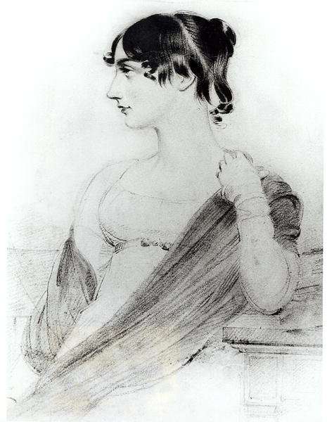 Portrait of Maria Edgeworth 1767-1849 by Romanticism