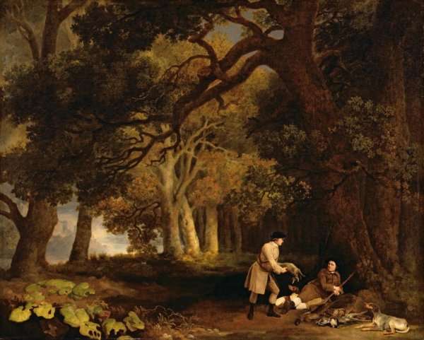 A Repose After Shooting by Romanticism