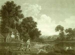 Two Gentlemen Going a Shooting, Plate 2 by Romanticism