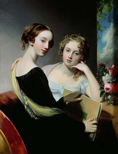Portrait of the McEuen sisters, after 1823 by Romanticism