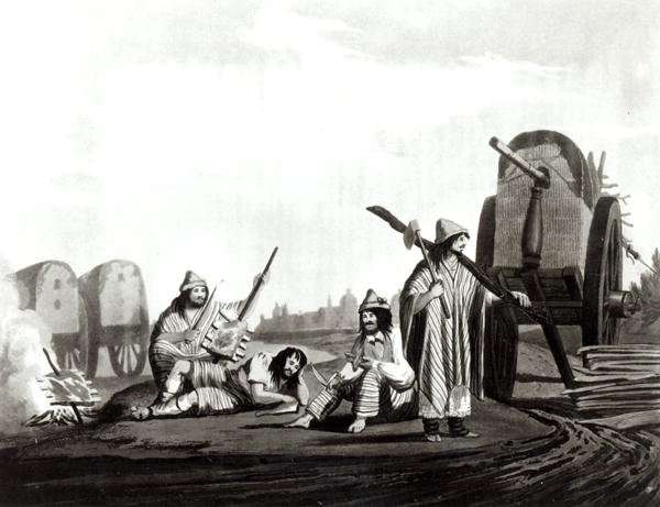 Gauchos Rustics of Tucuman, 1820 by Romanticism