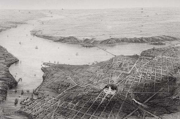 Washington D.C. and its vicinity during the Civil War era by Romanticism