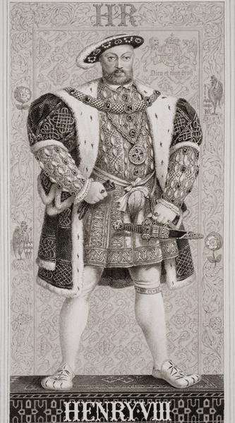 Henry VIII (1491-1547) from Illustrations of English and Scottish History Volume I by Romanticism
