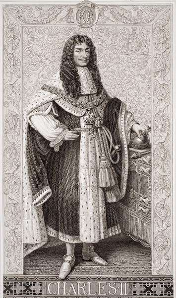 Charles II (1630-85) from Illustrations of English and Scottish History Volume I by Romanticism