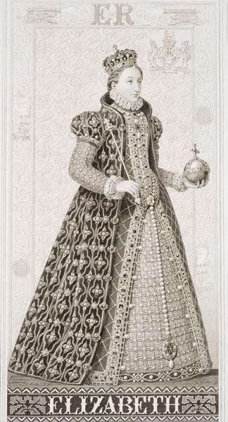 Queen Elizabeth I (1533-1603) from Illustrations of English and Scottish History Volume I by Romanticism