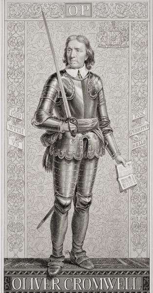 Oliver Cromwell (1599-1658) from Illustrations of English and Scottish History Volume I by Romanticism