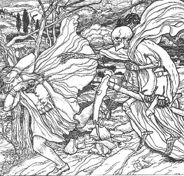 Death in Pursuit of Man 1905 by Romanticism