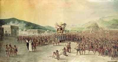 The Inca Procession by Romanticism