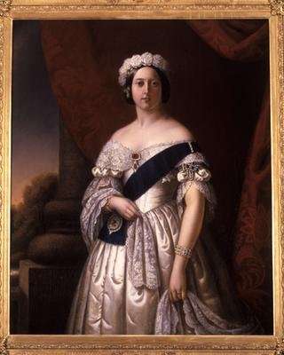 Queen Victoria of England 1846 by Romanticism
