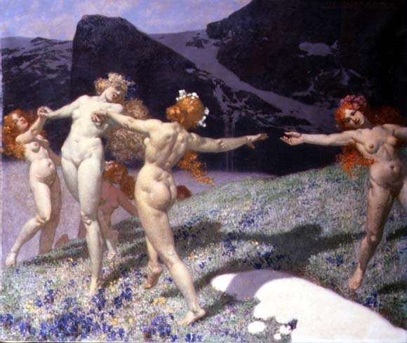 The Dance of the Nymphs by Romanticism