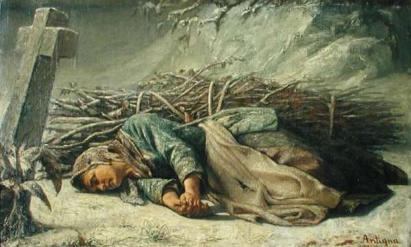 The Poor Woman, 1857 by Romanticism