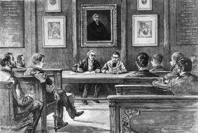 A Speech Pronunciation Class at the Ecole Normale Superieure in Paris by Romanticism