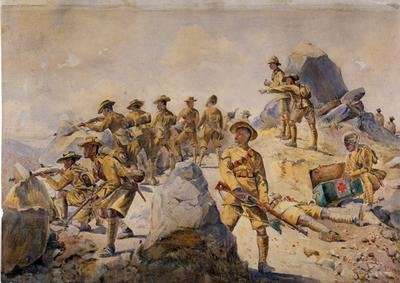 Soldiers of the 4th Gurka Rifles by Romanticism
