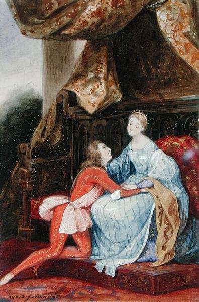 Courtly love by Romanticism