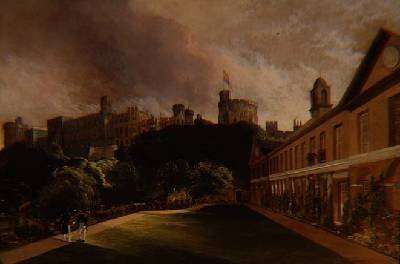 View of Windsor Castle from Travers College by Romanticism