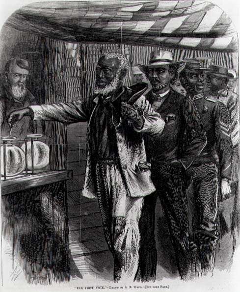 The First Vote, from Harpers Weekly, 1867 by Romanticism