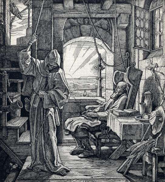 Death as Friend, 1851 by Romanticism