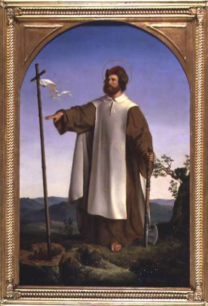 St Boniface 672-754 1832 by Romanticism