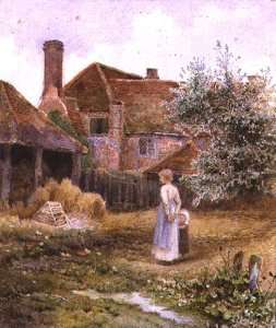 The Farmyard by Romanticism