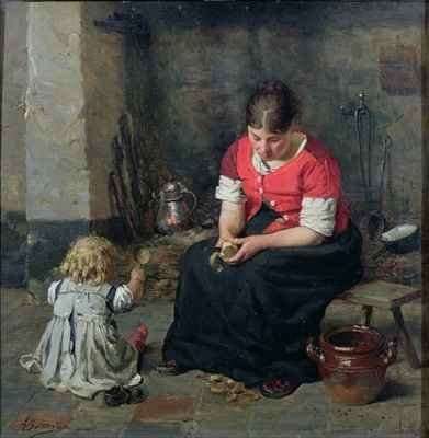 Preparing Vegetables by Romanticism