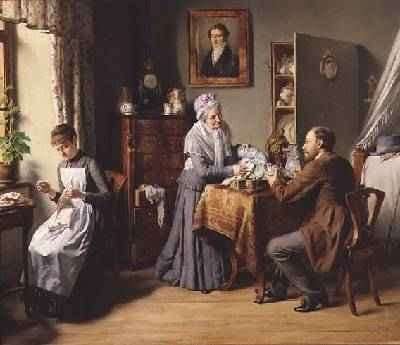 Polishing the China 1889 by Romanticism