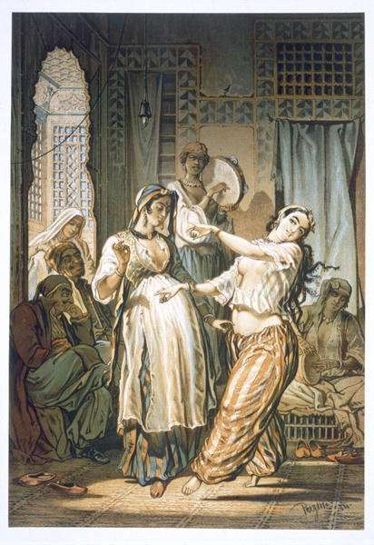 Egyptian Belly Dancer, from Souvenir of Cairo, 1862 by Romanticism