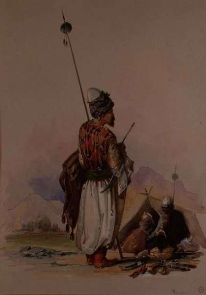 A Kurdish Warrior by Romanticism