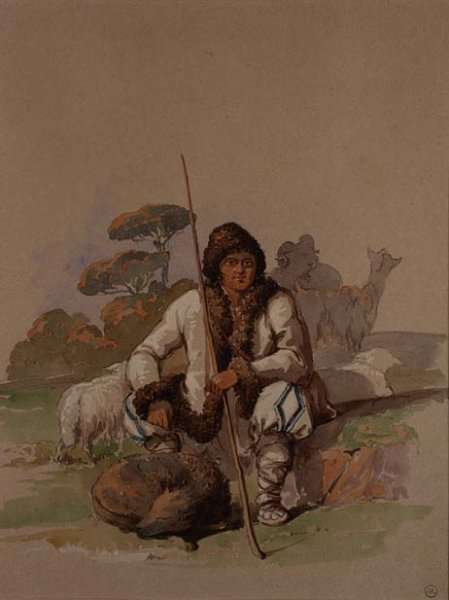 Shepherd, c.1855 by Romanticism