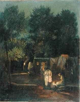 Circus under Trees by Romanticism